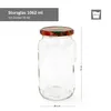 12er Set Einmachglas 1062 ml Deckel mit Obst-Dekor Rund- Produktbild-Vorschau 3