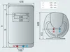 Ariston | Wasserheizer 50 L - 570 X 476 X 489 Mm - Produktbild-Vorschau 4