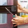 KOTARBAU® Zatrzask do drzwi balkonowych Ciemnobrazowy Podgląd zdjęcia produktu 2