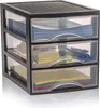 Schubladenbox A4, Box mit 3 Schubladen, Organizer und Produktbild-Vorschau 1