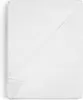 A folded white bedsheet on a white background. Produktbild-Vorschau