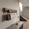 Garderobe Teak Holz 4 Haken L50cm Hakenleiste Recyclingholz Produktbild-Vorschau 4