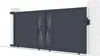 Schiebetor aus aluminium 4m VELETA H.160cm grau Produktbild-Vorschau 9