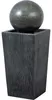 Gartenbrunnen Apollon L30xB30xH78,5 cm cm mit LEDs und Produktbild-Vorschau 1