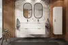 Rodan | Meuble sous-lavabo - 120cm | Blanc mat | L/H/P Voir les images du produit 2
