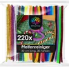 A package of colorful pipe cleaners with a product label and branding. Produktbild-Vorschau