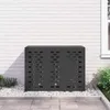 vidaXL Coperchio per aria condizionata nero 110 x 50 x 80 Anteprima dell’immagine prodotto 4