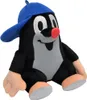 Plüschfigur Der kleine Maulwurf mit Basecap blau, sitzend Produktbild-Vorschau 1