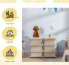 HOMCOM Organisateur de jouets pour enfants à 3 niveaux avec Voir les images du produit 4