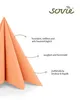 Sovie HORECA Serviette Aprikot aus Linclass® Airlaid 40 x Produktbild-Vorschau 3