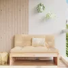 vidaXL Garten-Mittelsofa 120x80 cm Massivholz Kiefer Produktbild-Vorschau 2