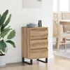 vidaXL Príborník so zásuvkami Materiál na báze duba Artisan Náhľad obrázku produktu 3