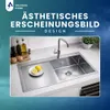 VBChome Lavello da cucina 78×49 cm in acciaio inossidabile Anteprima dell’immagine prodotto 7