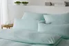 elegante Mako-Jersey Bettwäsche-Set Solid Stripe Farbe Mint Produktbild-Vorschau 4