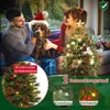 UISEBRT 60cm mini sztuczna choinka z LED, choinka wykonana Podgląd zdjęcia produktu 6