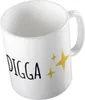 Huuraa Kaffeetasse Digga Emoji Geschenk Tasse Weiß 330ml Produktbild-Vorschau 1