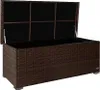 Auflagenbox Sienna Java Braun 155x73x60 cm Poly-Rattan Produktbild-Vorschau 1