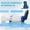 Inhalator Spacer für Haustiere mit 2 Masken, Aerosolkammer Produktbild-Vorschau 2