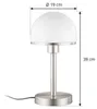 Lindby Tischleuchte Jolie, 39 cm, nickel, Touchfunktion Produktbild-Vorschau 7
