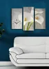 Opviq, 3PATCS- CLA2659, Bunt, Wanduhren, 66 x 45 cm, 100% Produktbild-Vorschau 1