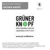 Marketing image with sustainability certifications and text. Produktbild-Vorschau