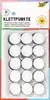 Folia 2301 Points Velcro Ø 2 cm 30 pièces noir/blanc Voir les images du produit 3