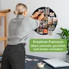 banjado tablica magnetyczna czarna Ø 47cm okrągła tablica Podgląd zdjęcia produktu 7
