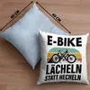 Trendation - Elektrofahrrad E-Bike Deko-Kissen mit Füllung Produktbild-Vorschau 4