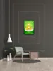 PSYWORK Schwarzlicht Stoffposter Neon "Faultier Joint Produktbild-Vorschau 6