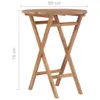 Maison Exclusive - Mesa de jardín plegable de 60 cm, de Vista previa de la imagen del producto 7