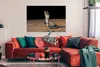 MuchoWow® Poster Indische Kobra bewegt sich im Sand 120x80 Produktbild-Vorschau 2