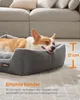 FEANDREA Hundebett, Hundekorb mit Wendekissen, 85 x 65 x 21 Produktbild-Vorschau 3