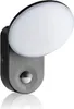 A wall-mounted outdoor LED light with a motion sensor. Produktbild-Vorschau
