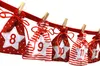 Adventskalender zum Befüllen - Stoff, rot Produktbild-Vorschau 1