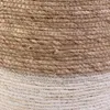 Lot de 2 Poufs - HOME DECO FACTORY - Tressés - Beiges Voir les images du produit 4