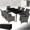 Tectake Gartenmöbel Set Menorca, 8 Personen, Grau, Produktbild-Vorschau 11