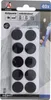 Klettpunkte | selbstklebend | schwarz | 40-tlg. Produktbild-Vorschau 2