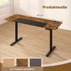 COSTWAY Elektrisch, Schreibtisch 160 x 60 cm, Ergonomischer Produktbild-Vorschau 3