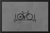Fahrrad Fußmatte Heartbeat Geschenk Fahrradfahrer Radfahrer Produktbild-Vorschau 1