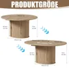 Esstisch Ausziehbar Oval/Runder mit Schiebetür und Stauraum Produktbild-Vorschau 3