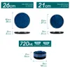 Diagrams showing the dimensions and capacities of plates and bowls. Produktbild-Vorschau
