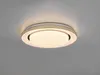 LED-Deckenleuchte - Schwarz - Weiß - Kunststoff - Ø 38 cm - Produktbild-Vorschau 4