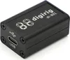 A black digital modem device with branding and a USB-C port. Produktbild-Vorschau