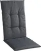 A dark gray chair cushion with tufted backrest and seat. Produktbild-Vorschau