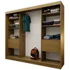 BEAUTYSOFA | Kleiderschrank MARIO II 240 cm Eiche Sonoma – Produktbild-Vorschau 3