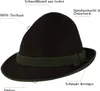 Zapf Originaler Hochgolling Dreispitz Trachtenhut mit 5-Fach Kordel-Garnitur in schwarz Produktbild-Vorschau