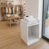 TB60 Kassenblock Ladentheke – Weiß – Modulares Verkaufs- & Produktbild-Vorschau 3