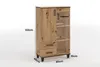 Vitrine Vanessa III Glas Bar Schrank Regal Holz Möbel Produktbild-Vorschau 4