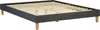 Homestyle4u Polsterbett 160 x 200 cm Futonbett Grau Produktbild-Vorschau 12