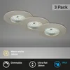 Briloner LED vstavané svietidlá nikel sada 3, 3xLED Náhľad obrázku produktu 6